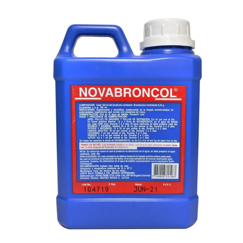 precio novabroncol caballos