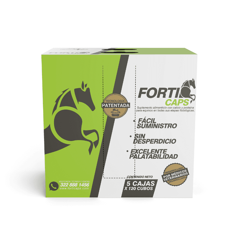 comprar forticaps en cubos de 600 unidades para caballos