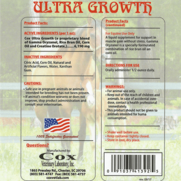 comprar ultra growth caballos