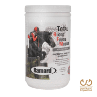 Total Blood Fluids Muscle 2.3 LB – Suplemento 3 en 1 para caballos de alto rendimiento