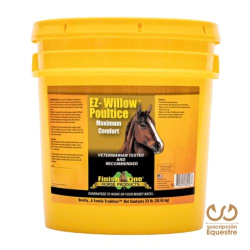 barro amarillo para caballos EZ-Willo Poultice – Barro terapéutico Finish Line (Caneca barro amarillo de EE. UU.)